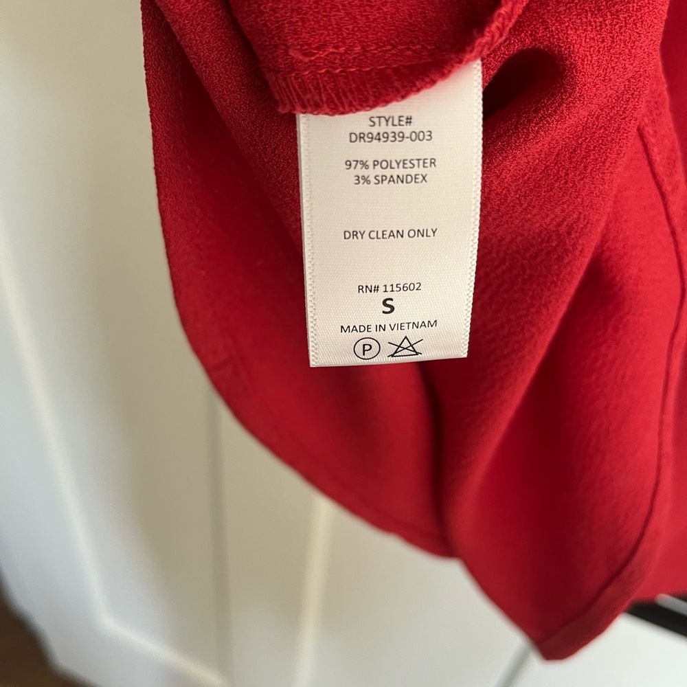 Lush Novak Poppy Red Tunic Dress - Size S - NWOT - Picture 7 of 9